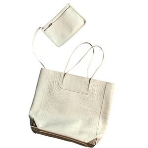 Alexander Wang White Prisma Tote